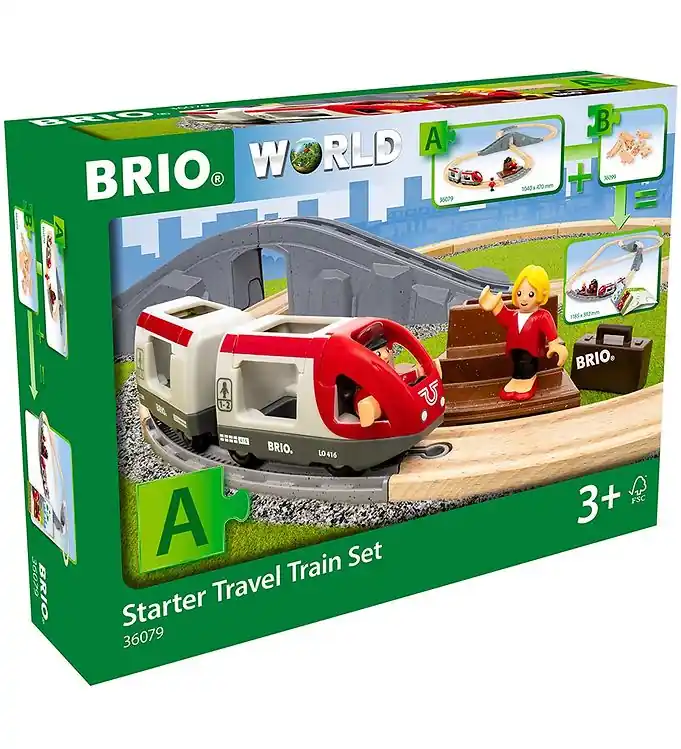 BRIO World Startset met reizigerstrein - 22 Onderdelen- 36079 Weekendaanbieding