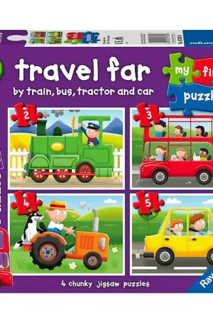 Actieprijs Ravensburger Puzzel - My First - 4 Diversen - Travel Vader