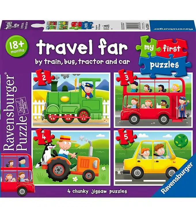 Actieprijs Ravensburger Puzzel - My First - 4 Diversen - Travel Vader