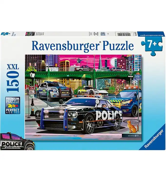 Finale Uitverkoop Ravensburger Puzzel - 150 Bakstenen - Police Op patrouille