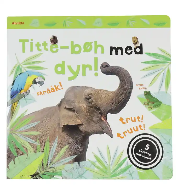 Op = Op Alvilda Boek met Audio - Titte-Bøh Met dieren - Deens