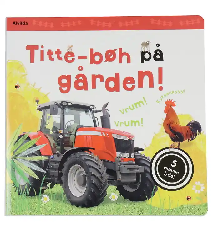 Gecertificeerd Alvilda Boek m. Audio - Titte-Bøh Op Boerderij - Deens