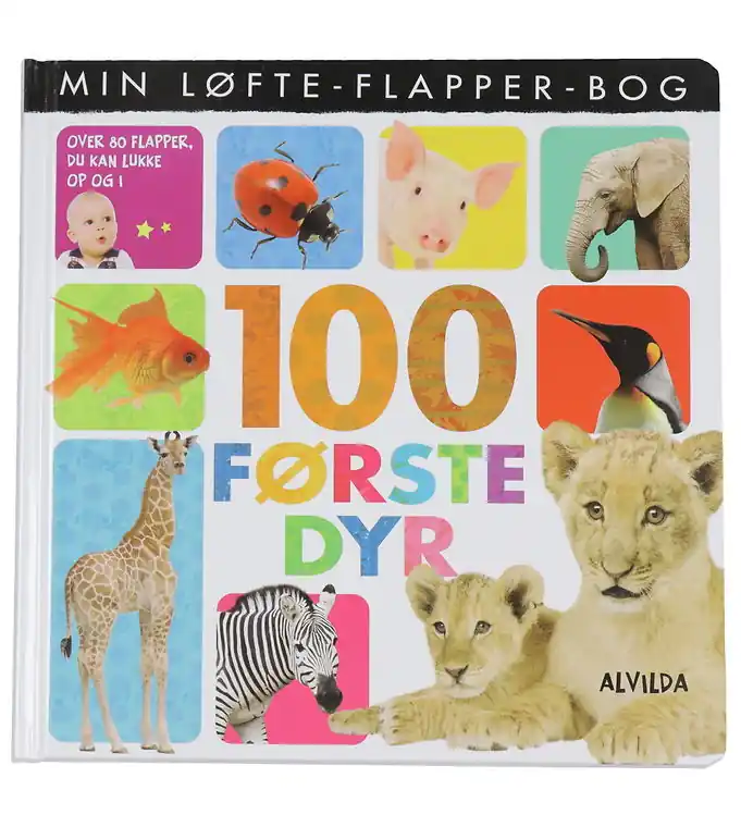 Lage Kosten Alvilda Prentenboek - Mijn Lift-Flapper-Boek - 100 Eerste Dieren