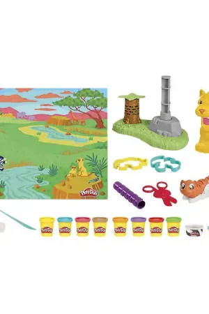 Play-Doh Speelklei - Growin' Mane Lion And Friends Speciale Aanbieding