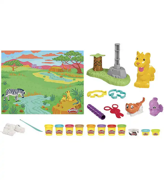 Play-Doh Speelklei - Growin' Mane Lion And Friends Speciale Aanbieding