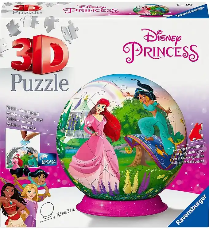 Ravensburger 3D Puzzel - 72 Bakstenen - Disney Princess Exclusieve Aanbieding