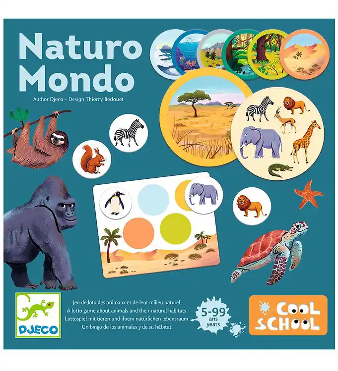 Bestseller Djeco Foto Lotto - Cool School - Naturo Mondo