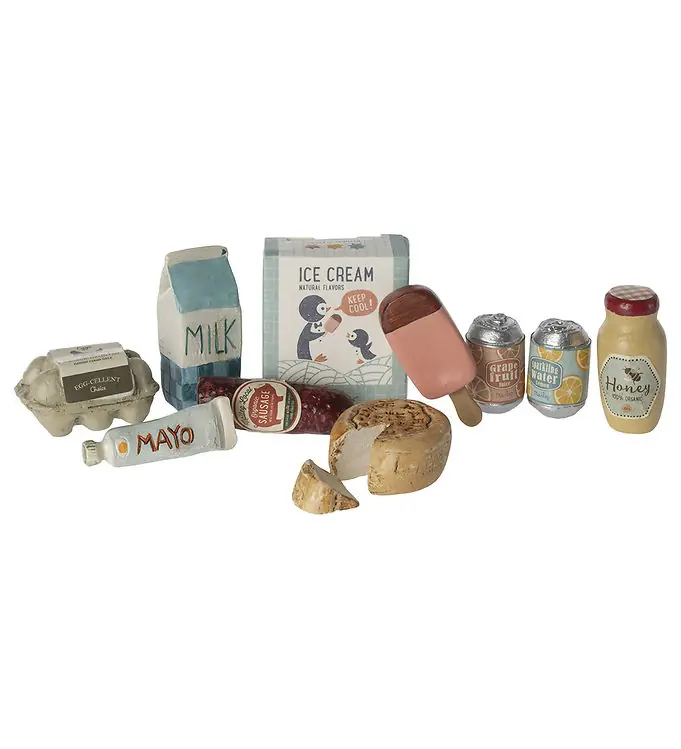 Finale Uitverkoop Maileg Miniatuur boodschappen - 9 Onderdelen