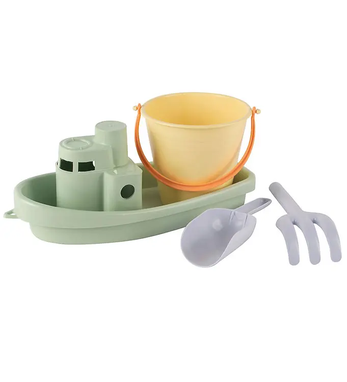 Dantoy Strandset - 4 Onderdelen - Schip/Emmer - Pastel Fabrieksprijs