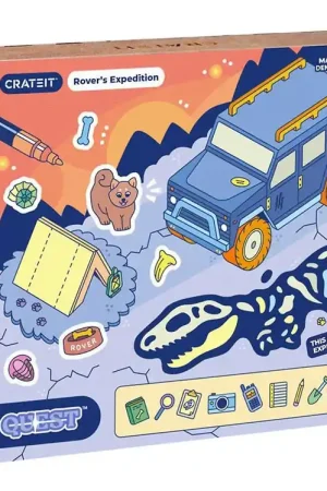 Crateit Creatieve Speelset - Dinosaurus - Roversexcursie Lage Prijs
