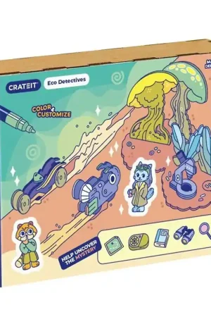 Gecertificeerd Crateit Creatieve Speelset - Suntopia - Eco Detectives