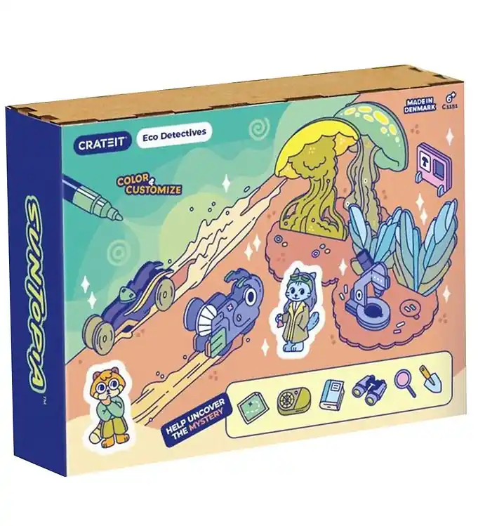 Gecertificeerd Crateit Creatieve Speelset - Suntopia - Eco Detectives