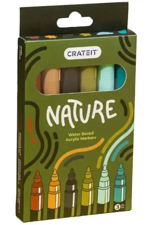 Lage Prijs Crateit Markers - 3 mm - 6 st. - Nature