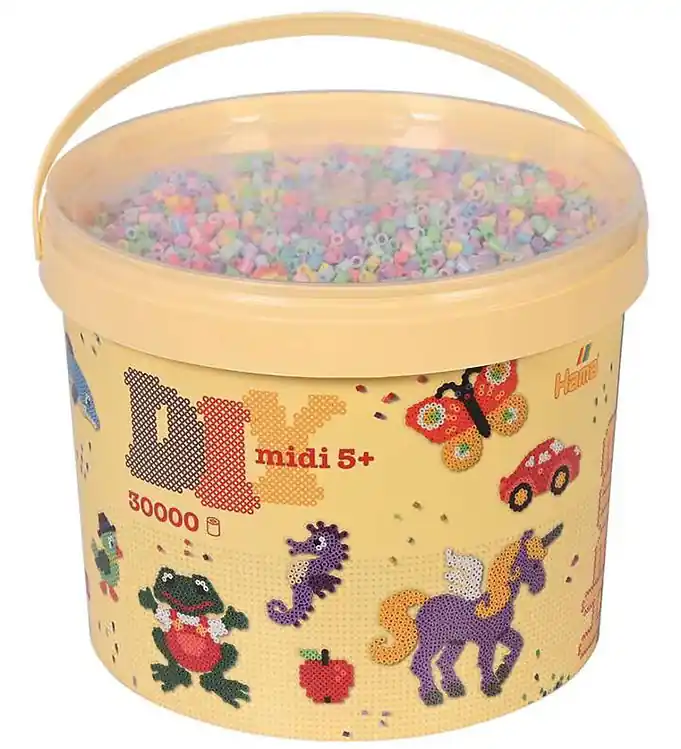 Fabrieksprijs Hama Midi Kralen - 30.000 st. - 50 Pastel Mix