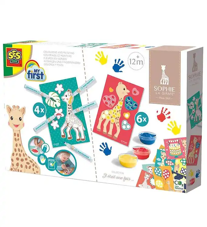 SES Creative Sofie La Girafe - Kleur & Mannetje Flitsaanbieding