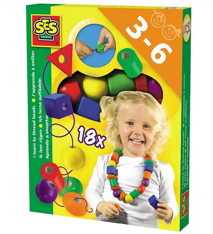 Op = Op SES Creative Kralen - Ik leer threaden Kralen