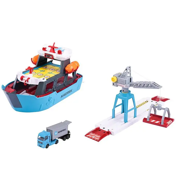 Majorette Speelgoed - 30+ Onderdelen - Maersk Logistics vrachtsc Laatste Versie