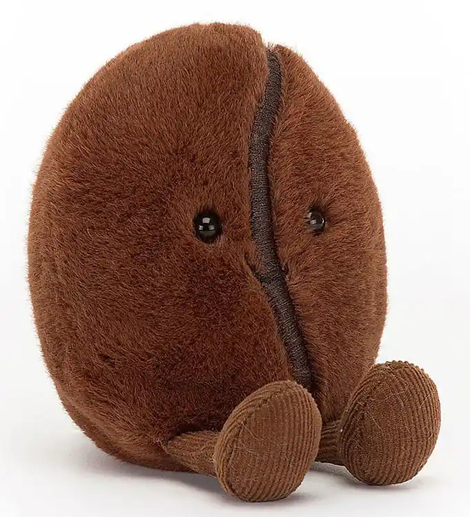 Korting Jellycat Knuffel - 13x8 cm - Amuseable Koffieboon