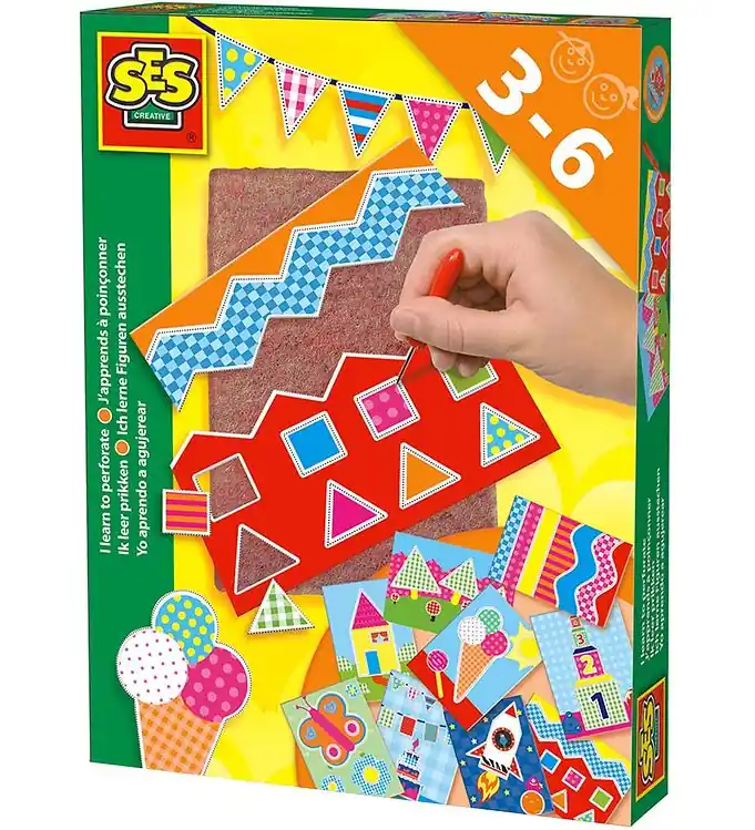 SES Creative Creatieve Speelset - Ik leer perforeren Weekendaanbieding