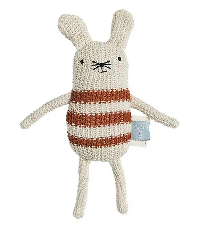 Superprijs OYOY Rammelaar - Musetti Muis - Off White/Melange