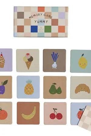 Gereduceerde Prijs OYOY Memory Spel - Yummy+ - 24 Bakstenen - Multi