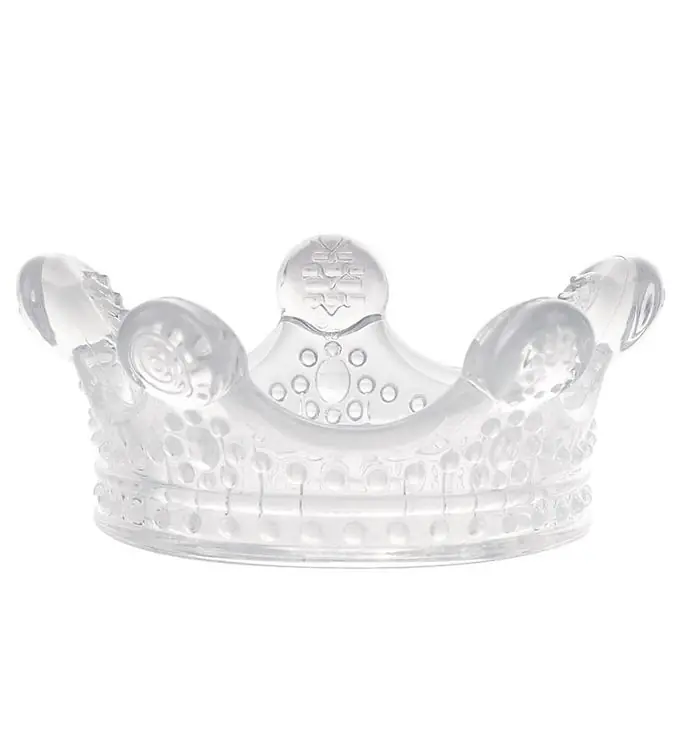 Direct Verzonden Haakaa Bijtring - Silicone - Kroon - Clear