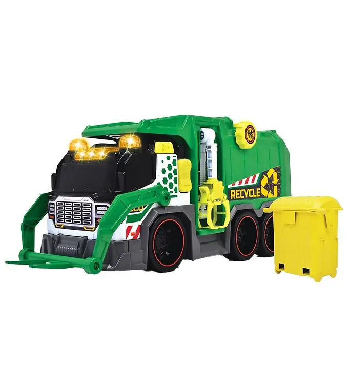Dickie Toys Auto - Recycling Truck - Licht/Geluid Koopje