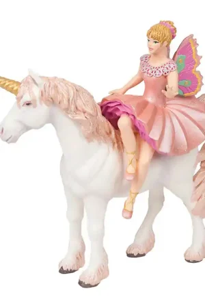 Exclusieve Aanbieding Papo Elf Ballerina & Eenhoorn - H: 15 cm