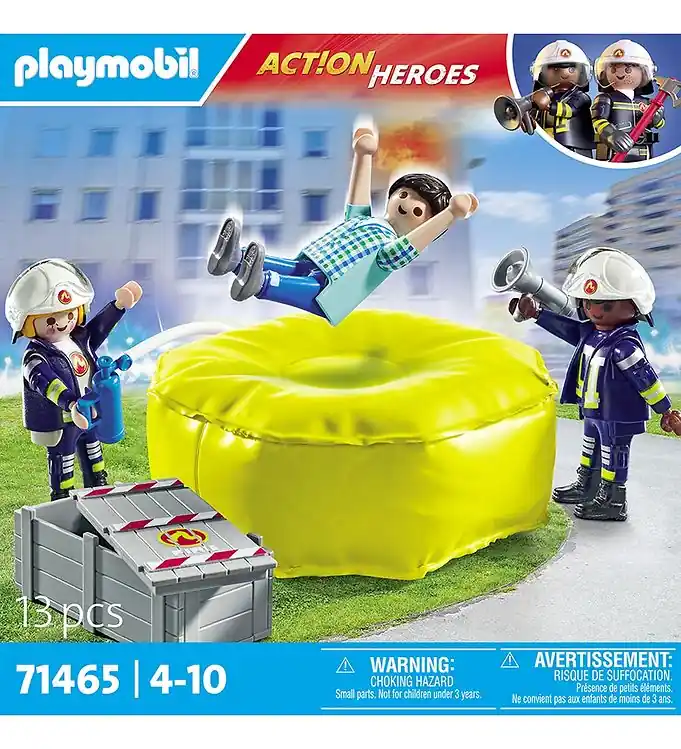 Bestel Nu Playmobil Action Helden - Brandweerman met lucht... - 71465 - 13