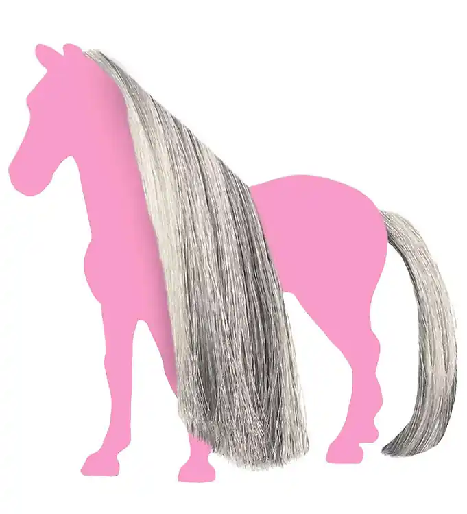 Laatste Kans Schleich Horse Club - Haar Beauty Paarden grijs - 42652