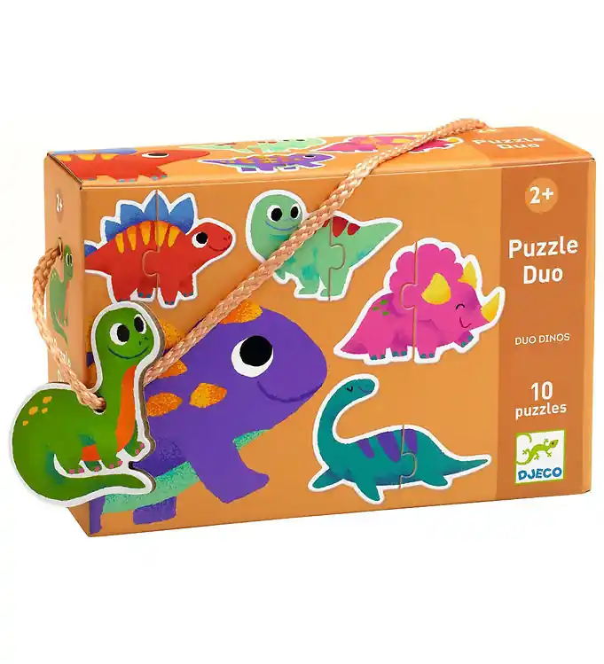 Bestel Nu Djeco Puzzel - 10 st. - Duo Dinos