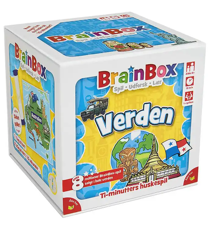 Asmodee - Brainbox Memory Game - Wereld Op = Op