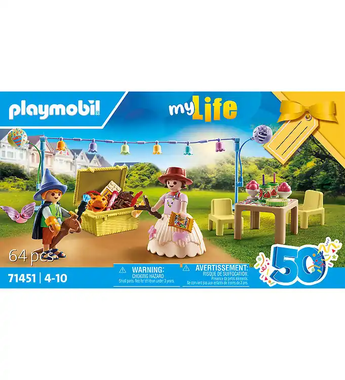 Gratis Retour Playmobil My Life - Verkleedfeestje - 71451 - 64 Onderdelen