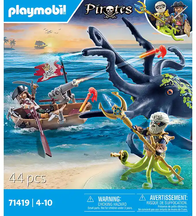 Playmobil Pirates - Strijd tegen de reuzeninktvis - 71419 - 44 O Merkproduct