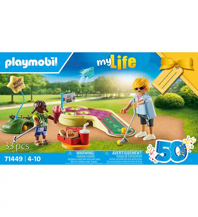 Weekendaanbieding Playmobil My Life - Minigolf - 71449 - 33 Onderdelen