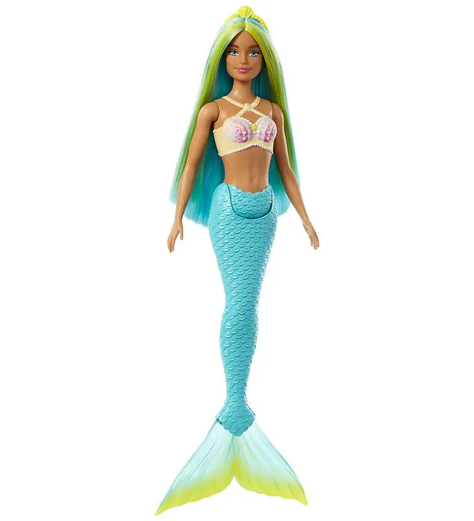 Meest Verkocht Barbie Pop - 30 cm - Core - Zeemeermin - Blauw/Groen