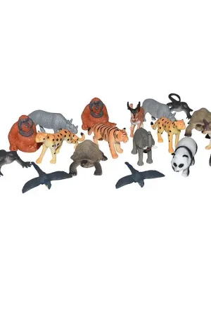 Wild Republic Speelfiguren - Nature Tube - 18 st. - Bedreigde di Aanbieding