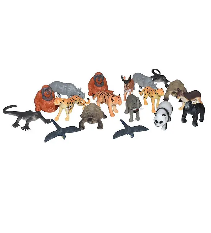 Wild Republic Speelfiguren - Nature Tube - 18 st. - Bedreigde di Aanbieding