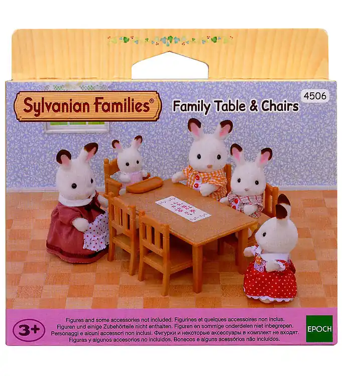 Sylvanian Families - Familietafel en stoelen - 4506 Beperkt Aanbod