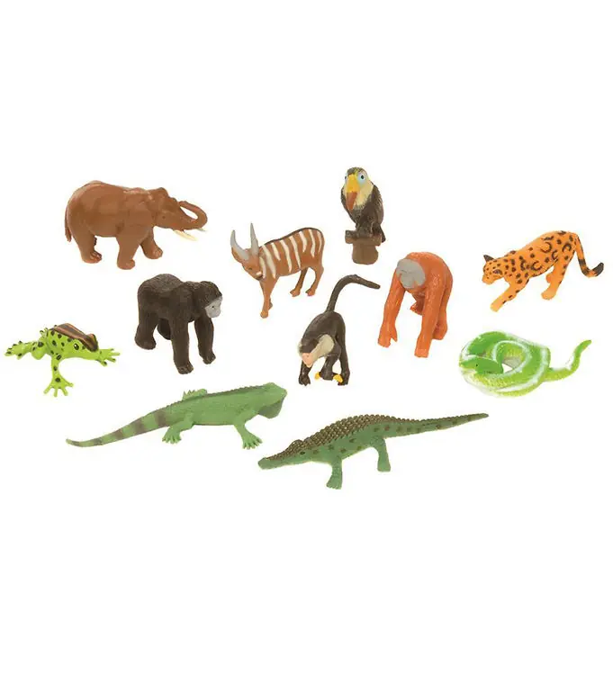 Korting Wild Republic Speelfiguren - Nature Tube - 12 st. - Dieren van h