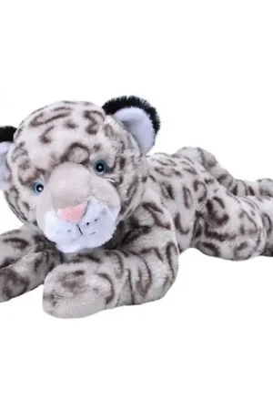 Laatste Versie Wild Republic Knuffel - Ecokins - 19x33 - Sneeuwluipaard