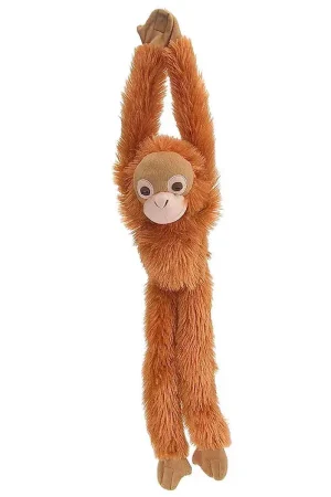 Wild Republic Knuffel - Hangend Aapje - 18x55 - Orang-oetan Express Levering
