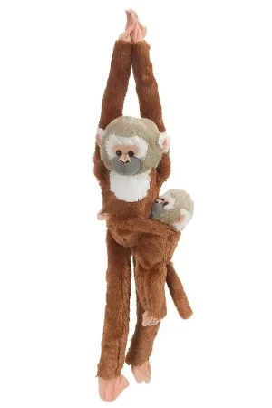 Shop Nu Wild Republic Knuffel - Hangend Aapje - 18x55 - Eekhoornaap m. J