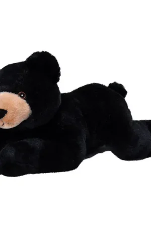 Wild Republic Knuffel - Ecokins - 19x33 - Zwarte beer Veilige Betaling