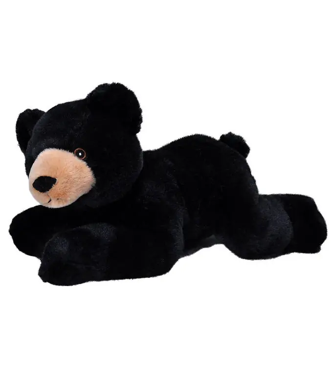 Wild Republic Knuffel - Ecokins - 19x33 - Zwarte beer Veilige Betaling