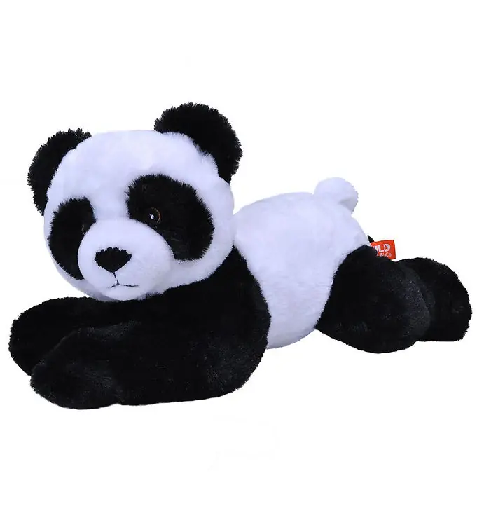 Wild Republic Knuffel - Ecokins - 19x33 - Panda Veilige Betaling
