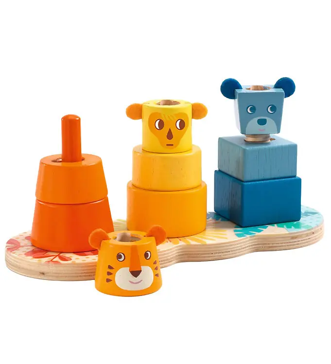 Premium Djeco Stapelspeelgoed - Stapelspel - Multi Stapel