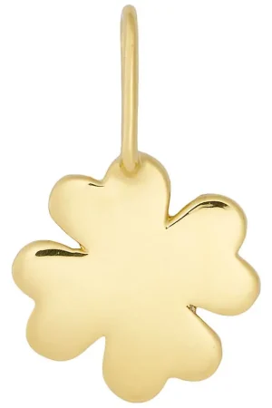 Design Letters Hanger tot Ketting - Klavertje vier - 18K verguld Nieuw
