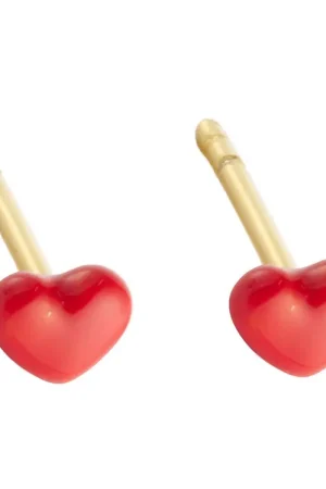 Design Letters Oorbellen - 2 st. - Kleine BIG Love - 18K Gouden Shop Nu