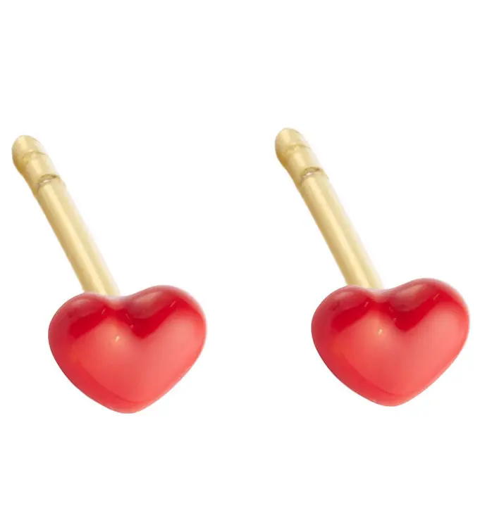 Design Letters Oorbellen - 2 st. - Kleine BIG Love - 18K Gouden Shop Nu